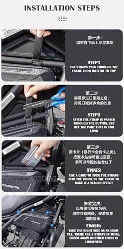 WOOGA Motorcycle Side Bag Waterproof,Tool Bag,Large Capacity,3.5 Gal (1.5 L),Hard Shell Carbon Look Water Stopping Zipper fit for Ho&nda REBEL CMX 250 CMX 300 CMX500 CMX 1100 (1 Pair Bag) - color: 1 Pair Bag