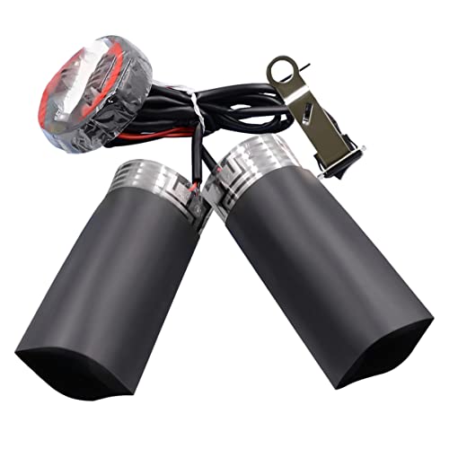 Totority 1 Set Heating Grips Electric Heated Handlebar Electric Hot Motorbike Heated Grip Covers Bicycle Parts Common Heated Grip Covers Composite Fiber Heating Wire Accessories Motorcycle