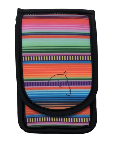 The Horse Holster Cell Phone Holder, Serape, L/XL - Holds All Cellphones, Money, Credit Cards, Lip Balm, Safely Secure Essentials During Activity, 4 Ways to Wear, Riding, Biking, and More - color: Serape, size: L/XL Leg Strap (30”)