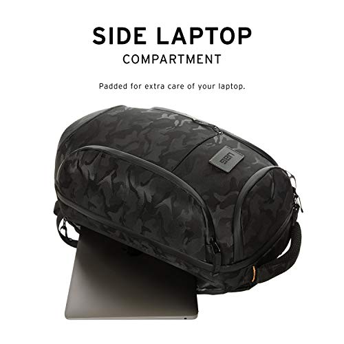 URBAN ARMOR GEAR UAG 18-Liter Backpack Lightweight Tough Weather Resistant Laptop Backpack, fits up to 13-inch, Standard Issue LE Black Midnight Camo - color: Standard Issue - Black Midnight Camo, size: 18-Liter