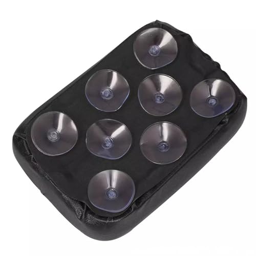 Motorcycle Passenger Seat Quick Release Rear Seat Cushion with 8 Suction Cups Compatible with H-arley XL883 1200 X48 72 Black
