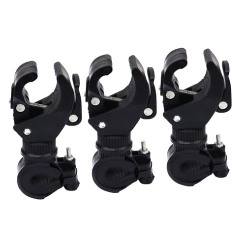 Totority 3pcs Rotatable Bike Flashlight Bracket Holder for Mountain Biking Stable and Practical Flashlight Storage Rack for Cycling Safety Design for Easy Use