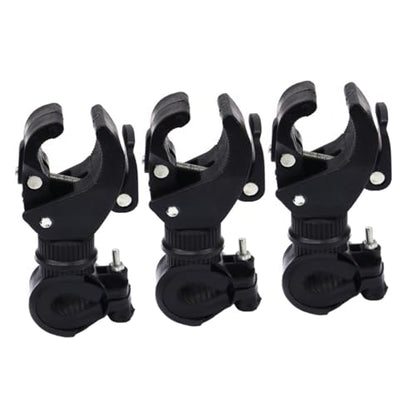 Totority 3pcs Rotatable Bike Flashlight Bracket Holder for Mountain Biking Stable and Practical Flashlight Storage Rack for Cycling Safety Design for Easy Use