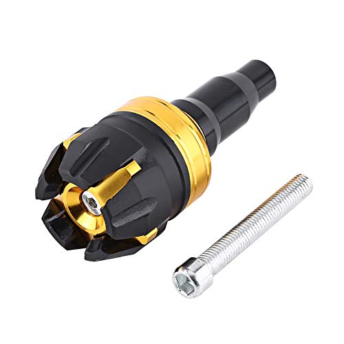Motorcycle Frame Slider, Durable Gold Aluminum Crash Protector Universal Fit for Street Track and Daily Commuting Riders, Fall Prevention for Urban Riders, Track Enthusiasts, Daily Commuters