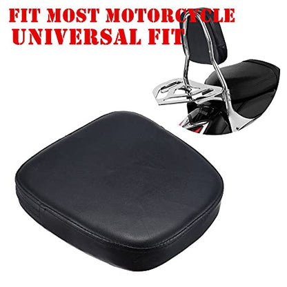 Universal Motorcycle Passenger Sissy Bar Backrest Cusion Pad for Harley Chopper Sportster Dyna Softail Chopper Bobber (#04) - color: #04