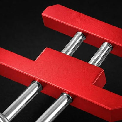 Motorcycle Hook Aluminum Alloy Luggage Hanger Helmet Holder Simple Installation Portable Storage Suitable for Outdoor Riding Hiking, Red