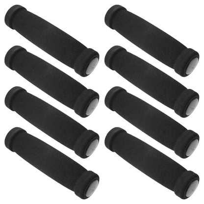 Kichvoe Bike Handlebar Grips 4pcs Nbr Rubber Foam Anti-Slip Bike Handle Covers Ergonomic Bicycle Handlebar Sleeves Fitness Equipment and Motorcycles