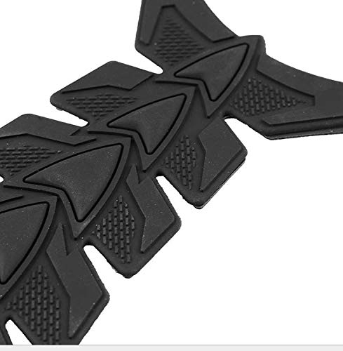 3D Black Gas Tank Protectors for Motorcycle - Gas Oil Fuel Tank Pad Protector Decals Stickers Tank Pad Protector Motorcycle Tank Pad