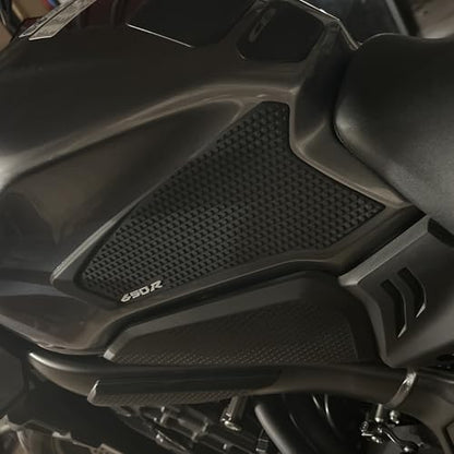 Arashi Black Gas Fuel Tank Side Pads Protector Knee Grip Traction for Honda CB650R CBR650R 2019-2023