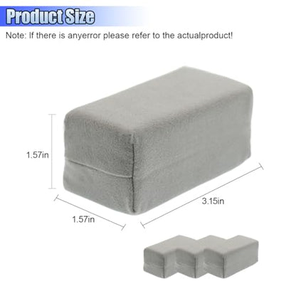 Suede Microfiber Applicator Pad, Multi-Purpose Ceramic Spray Coating Sponge Pads, Car Detailing Sponge for Car Paint, Metal, Plastic Trim, Applying Wax, Sealants, Other Conditioners (4PCS) - size: 4PCS