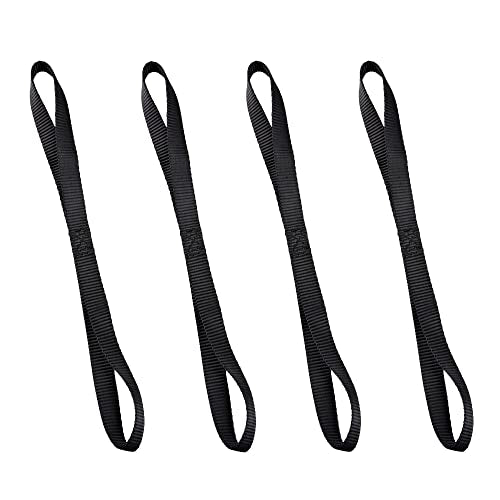 Emgo Tiedowns 18" Soft Touches -Tie Down Extensions 4-Pack Black - size: Black