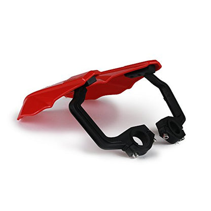 AnXin Motorcycle Handguards 7/8" and 1 1/8" Hand Guard Handlebar Protection Universal for CRF110 CRF50 CRF125 XR100 CRF 70 CRF80 CR 85 XR70 XR80 Dirt Pit Bike ATV Red - color: red
