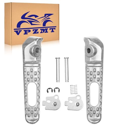 Rear Foot Pegs/Footrests/Pedals for Honda 2003-2023 CBR 600RR, 2004-2016 CBR 1000RR (Rear-White) - color: Rear-White
