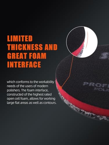 SPTA 3"(75MM) Microfiber Cutting Pads, 3PCS Soft Microfiber Wax Removal, Detailing Wax Applicator, for Waxing and Polishing&Scratch and Vortex Removal Pad, Ultrafine Fiber Pad - color: 3 Inch Sets1