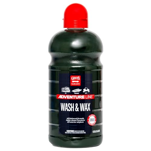 Griot's Garage Wash and Wax for RVs, Campers, Trailers, Boats, ATVs, UTVs, Motorcycles, Works on Paint, Chrome, Vinyl, Plastic, Rubber, Glass, and More, 10809, 64oz