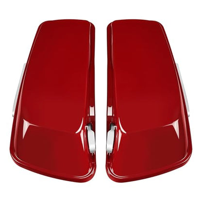 HR3 21RGS Billiard Red/Vivid Black Hard Saddlebags Compatible with 2021 Road Glide Special FLTRXS (Replace for OEM) Fit for 2014-2023 Harley Touring Models - color: Billiard Red / Vivid Black 2021RGS