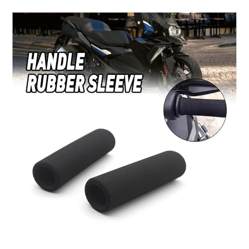 Motorcycle Grip Covers 2PCS Motorcycle Handlebar Cover Slip On Anti Vibration Grip Sleeve Foam Anti-Slip Moto Handle Levers Grips