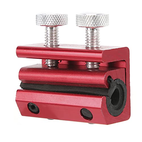 Cable Lubricator Tool Chain Lubrication Tool for Motorcycle ATV Aluminum Rubber Replacement (Red) - color: Red