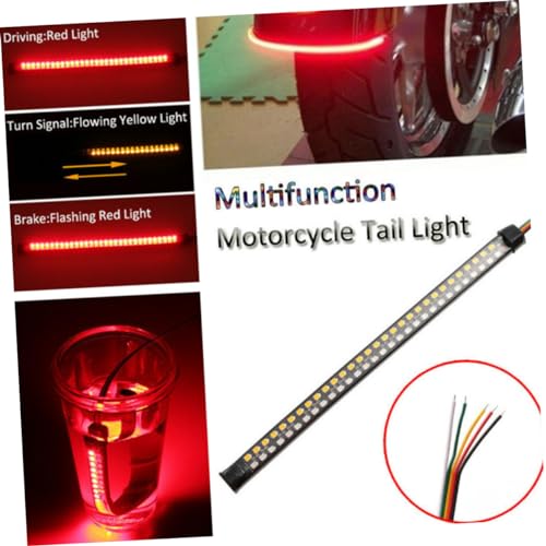BESTYASH 30cm Motorcycle Taillight DRL Lamp Turn Signal for Motorbike Accessories Brake Light Indicator for Other Models