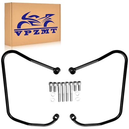 18-25 Saddlebags Support Bracket Mount Rack Kit Fits for Harley Softail Slim FLSL Street Bob FXBB Models (2018-2025 ) - size: Softail 2018-2025
