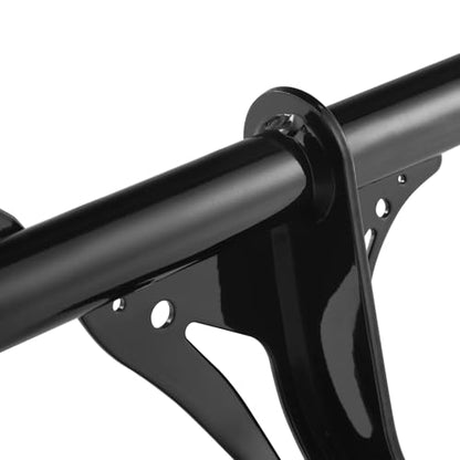 TCT-MOTORPARTS Front & Rear Highway Crash Bars Protector Fit For Harley 2006-2017 Dyna Low Rider Fat Bob FXDF Switchback Mid Control 2014 Street Bob Police FXDBP - color: Front Rear Crash Bar (06-17)
