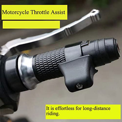 2 Pack Cruise Assist Throttle Control Lock Ergonomic Grip Universal Clamp Mounted Controller for Electric Scooter Booster e-Bike Motorcycle Dirt Bike ATV Standard 7/8" Handlebar Cruiser