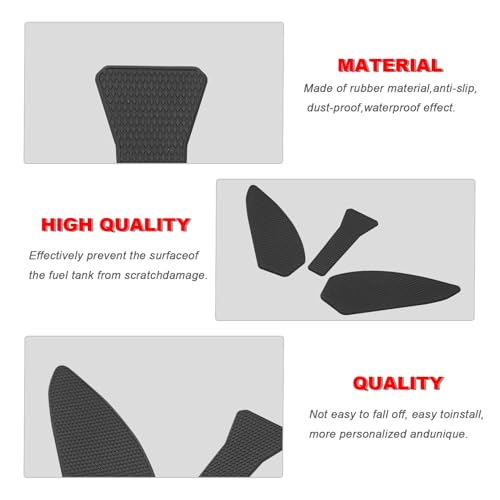 Motorcycle Tank Traction Pad Side Fuel Tank Pad Tank Pads Protector for M1000RR S1000R S1000RR 2019-2023 2024 2025