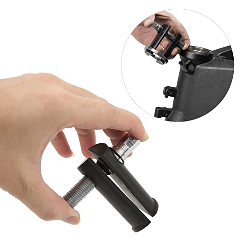 Motorcycle Steering Stem Bearing Race Removal Tool, Universal for 1-1/8in to 2-5/8in ID Races Steering Neck Bearing Race Remover Puller