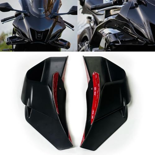 FOR YZF-R7 YZFR7 2022 2023 2024 2025 Motorcycle Accessories Fairing Side Winglet Aerodynamic Wing Deflector Spoiler yzf-r7 yzfr7 (Matte black) - color: Matte black
