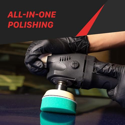 Maxshine 2” Hook and Loop Foam Polishing Pads Kit – Specially Designed for Polishing Small Areas, Comes with 6 Piecess of Pads for Cutting, Polishing, Finishing (2 Pieces Each) - size: 2"