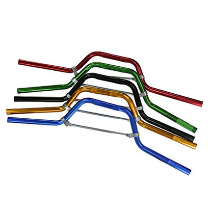 JRL 7/8" Mid Handlebars Handle Bars Fit ATV Pit Dirt Bike Offroad Motorcycle Blue - color: Blue