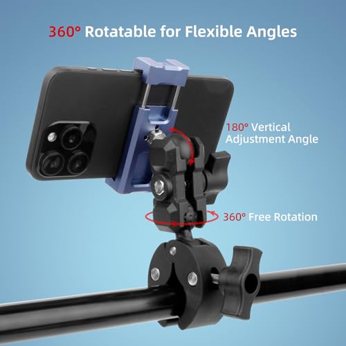 Double Socket Arm,Extension Arm Compatible with Mounts Any B Size 1" Ball Head Components & Bike Motorcycle Car Phone Mount Holder with 1'' Ball Adapter, Aluminum Alloy & Short 2.36", 75001 - size: Small socket arm