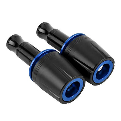 Frame Slider Crash Protector, CNC Aluminum Alloy Motorcycle Frame Sliders, Universal 10mm Crash Pad Protector for Z125 (Blue)