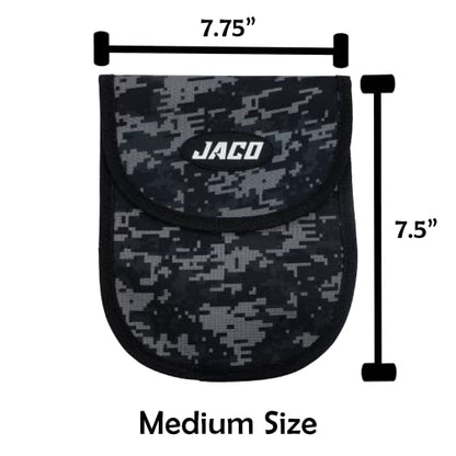JACO Utility Tool Pouch | Multi-Purpose Storage Pouch for Tire Gauges, Tools, & Accessories (Digital Camo) - size: Medium (Pack of 2)