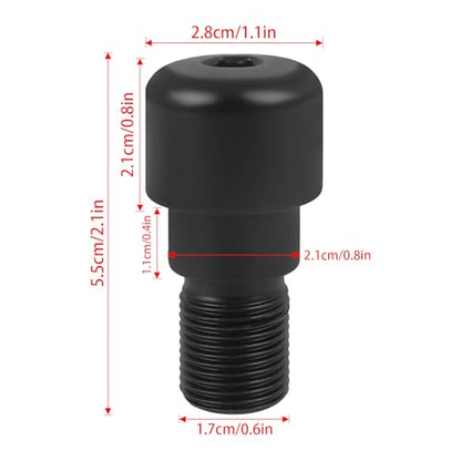 Motorcycle Handle Bar End Grips Plug Weights Hand Grips Plug Caps Replacement for Suzuki R6 1999-2005 R6S 2006-2009