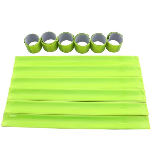 12PCS Reflective Snap Strap Night Riding Decorative Wristband Running Gear Outdoor Activities Accessories Suitable for Walking