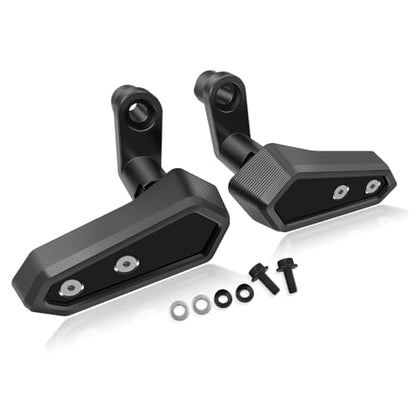 for NINJA500 Z500 SE Ninja 500 z500 se 2024 2025 2026 Accessories Engine Anti-Fall Protection Cover Motorcycle Body Anti-Fall Block Side Cover Protection Frame Slider Impact Engine Drop pad (Black) - color: Black