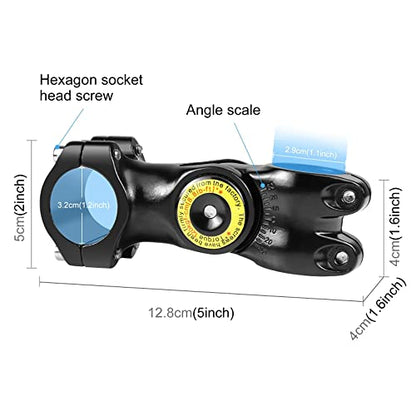 Andoer Bike Selfie Stick Handlebar Mount, Motorcycle Bike Selfie Stick Handlebar Mount Camera Bracket 27.9cm-113.5cm Adjustable Length with 1/4 Inch Screw Replacement for INSTA360 X2/X3