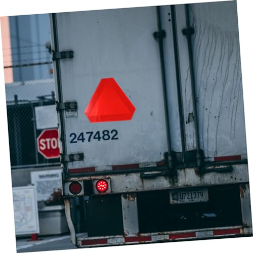 Emergency Slow Moving Vehicle Sign Reflective Safety Tape Triangle for Trucks Trailers