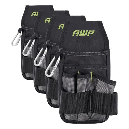 AWP Tool Pouch, Electrician Tool Pouch, Premium, Professional Multi-Pocket Organizer - size: 4 Pack, style: 7 Pocket Holster