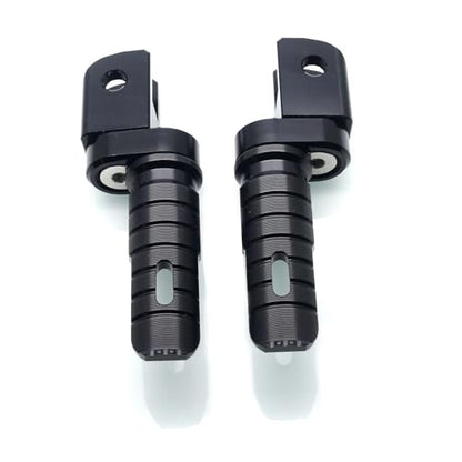 MZS Motorcycle Foot Pegs Front 360° Roating Rider Footpegs Rest Pedal Black CNC Compatible with RS660, RSV4 /Factory/R/RF/RR, Tuono 660, Tuono 1100, Tuono V4 - size: RS660, RSV4 /Factory/R/RF/RR, Tuono 660/1100/V4
