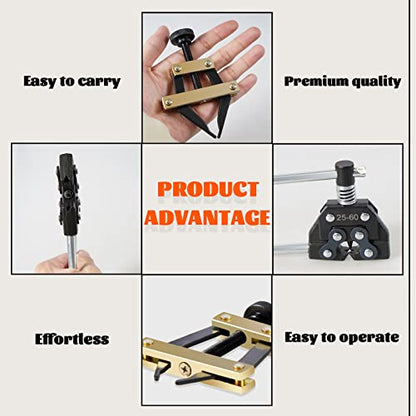 Roller Chain Connecting Puller Holder Tool for Motorcycle Bicycle Go Kart ATV Chain Replacement Size # 25 35 40 41 50 60 420 415 415H 428H 520 530