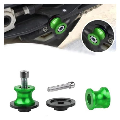 Motorcycle M8 Swingarm Spools Rear Stand Screws Sliders for H GROM MSX125 2015 2016 2017 2018-2023 2024(RED) - color: Red