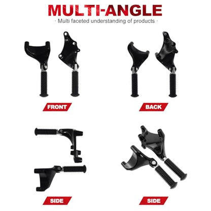 Motorcycle Rear Passenger Footpeg Mount Pedal Fit For Harley Sportster XL 1200 Iron 883 Forty Eight XL1200X 2014-2022 Super Low XL1200V Roadster XL1200CX XL883N XL1200T (For 2014-2022)
