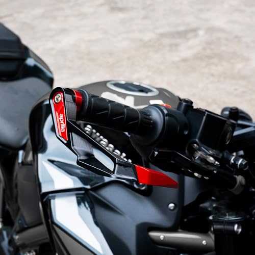 Motorcycle Handguards Compatible with Aprilia RS660 RS 660 RS457 Tuono 660 457 RSV4 Factory Aluminum Brake Clutch Lever Guards Protector (Red)