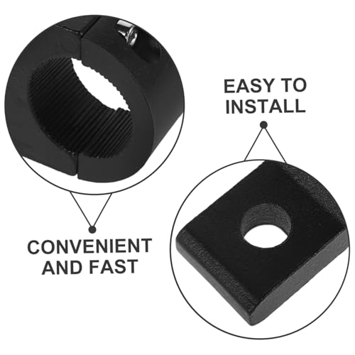 Alipis 2pcs Car Light Clip Light Mounts Motorcycle Turn Signal Bracket Motorcycle Headlight Holder Roof Bracket Motorcycle Headlight Bracket Light Clamp Black High Strength Aluminum