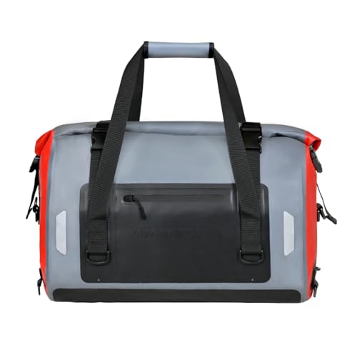 ViaTerra DryBag 55L Motorcycle Tailbag - 100% Waterproof Dry Bag I Universal Luggage & Works on All Motorbikes I No modifications or Saddle Stay/Rack Needed I Suitable as Travel Accessories - size: 55L