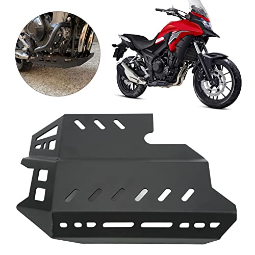 Yctze Motorcycle Engine Guard Chassis Protector Skid Plate for CB500X CB400X 2017‑2021 (Black)