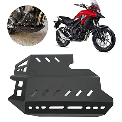 Yctze Motorcycle Engine Guard Chassis Protector Skid Plate for CB500X CB400X 2017‑2021 (Black)