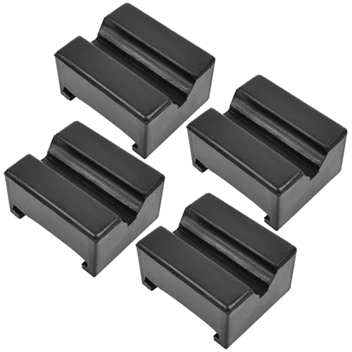 DEDC Floor Jack Pad,Universal Square Pinch Weld Protector Rubber Jack Pad, Jack Stand Adapter, Frame Rail Protector Car Lift Accessories (4 PCS) - size: 4 PCS